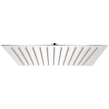Vidaxl Regenduschkopf Quadrat 30 x 30 cm Edelstahl