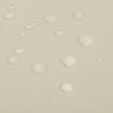 Vidaxl -Tischdecke 5 Stück Creme 170x130 cm