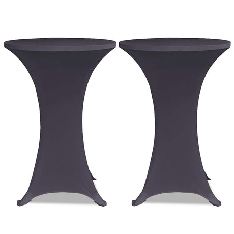 Vidaxl Stuhlabdeckung Stretch 2st 60 cm Anthrazit