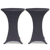Vidaxl Stuhlabdeckung Stretch 2st 60 cm Anthrazit