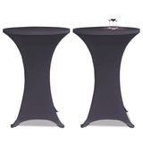 Vidaxl Stuhlabdeckung Stretch 2st 60 cm Anthrazit