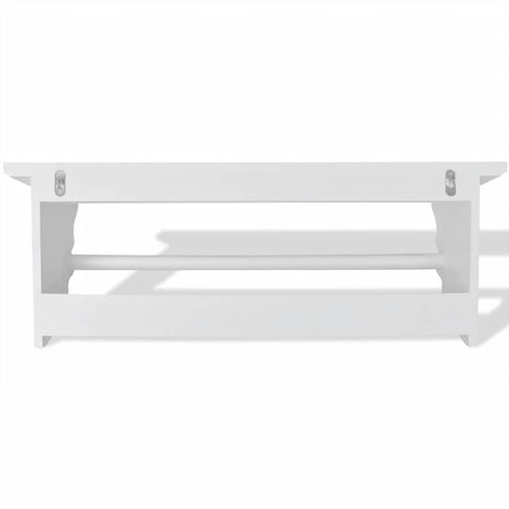 VIDAXL -MACE RACK BAROCKSTIMME MDF Weiß