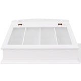 Vidaxl Besteckschublade MDF White Barockstil