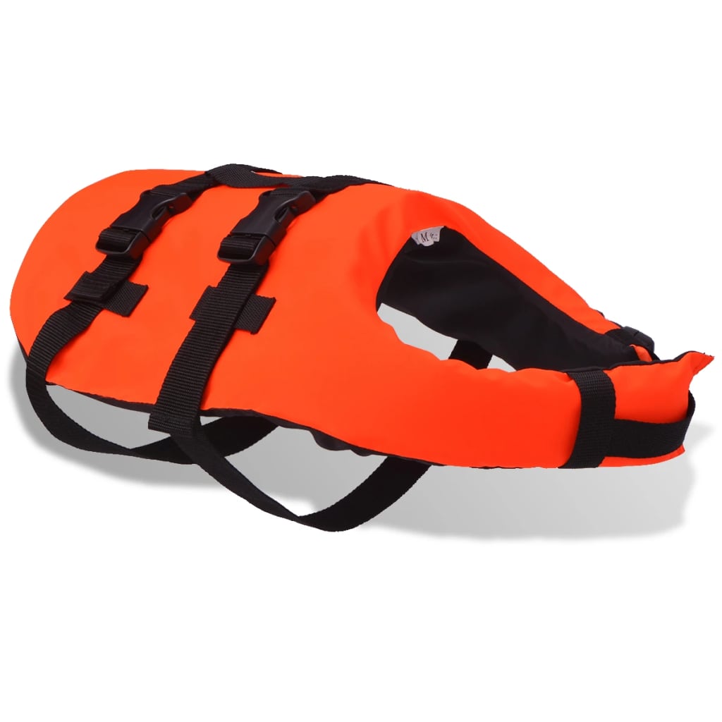 Vidaxl Dog Rescue Vest m Orange