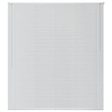 Vidaxl Sun Protection Aluminium 140x160 cm Weiß