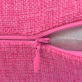 VidaXL Kissenbezüge 4 Stück Leinenoptik rosa 40x40 cm