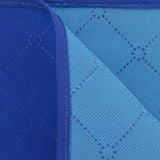 Vidaxl Picknick Teppich 150x200 cm blau und hellblau