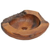 Vidaxx Waschbecken 45 cm aus massivem Teakholz