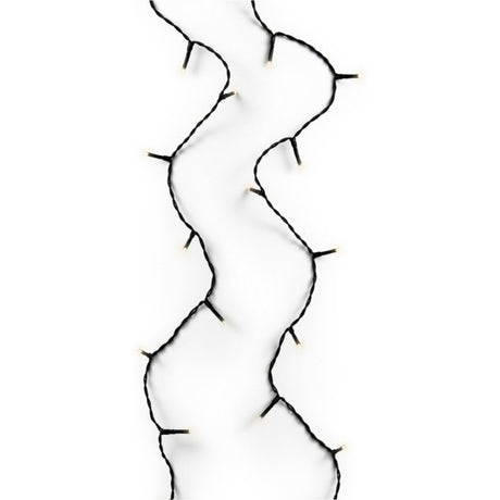 Lumineo LED-Kabel 720 LEDs 5400 cm schwarz warmweißes Licht