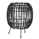 Andere Marken Laterne Rattan 20 cm beige schwarz sortiert