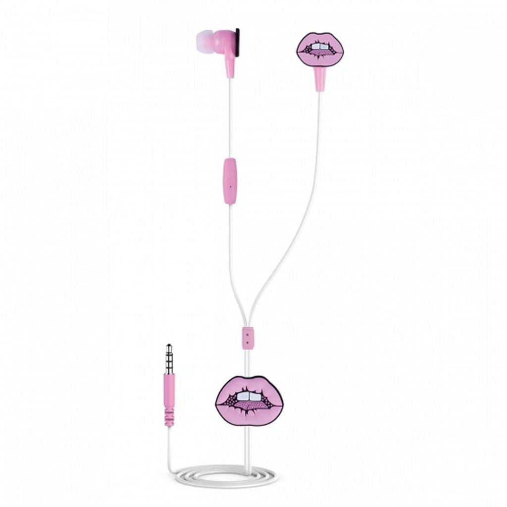Kangaro k-58191005 Dresz In-Ear-Kopfhörer Lippen rosa