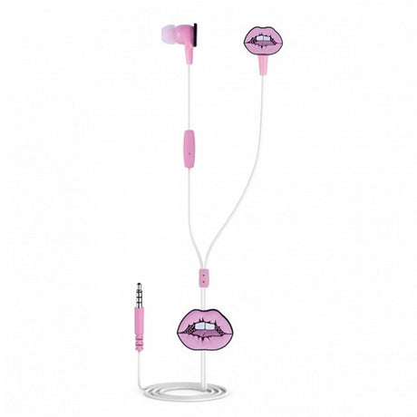 Kangaro k-58191005 Dresz In-Ear-Kopfhörer Lippen rosa