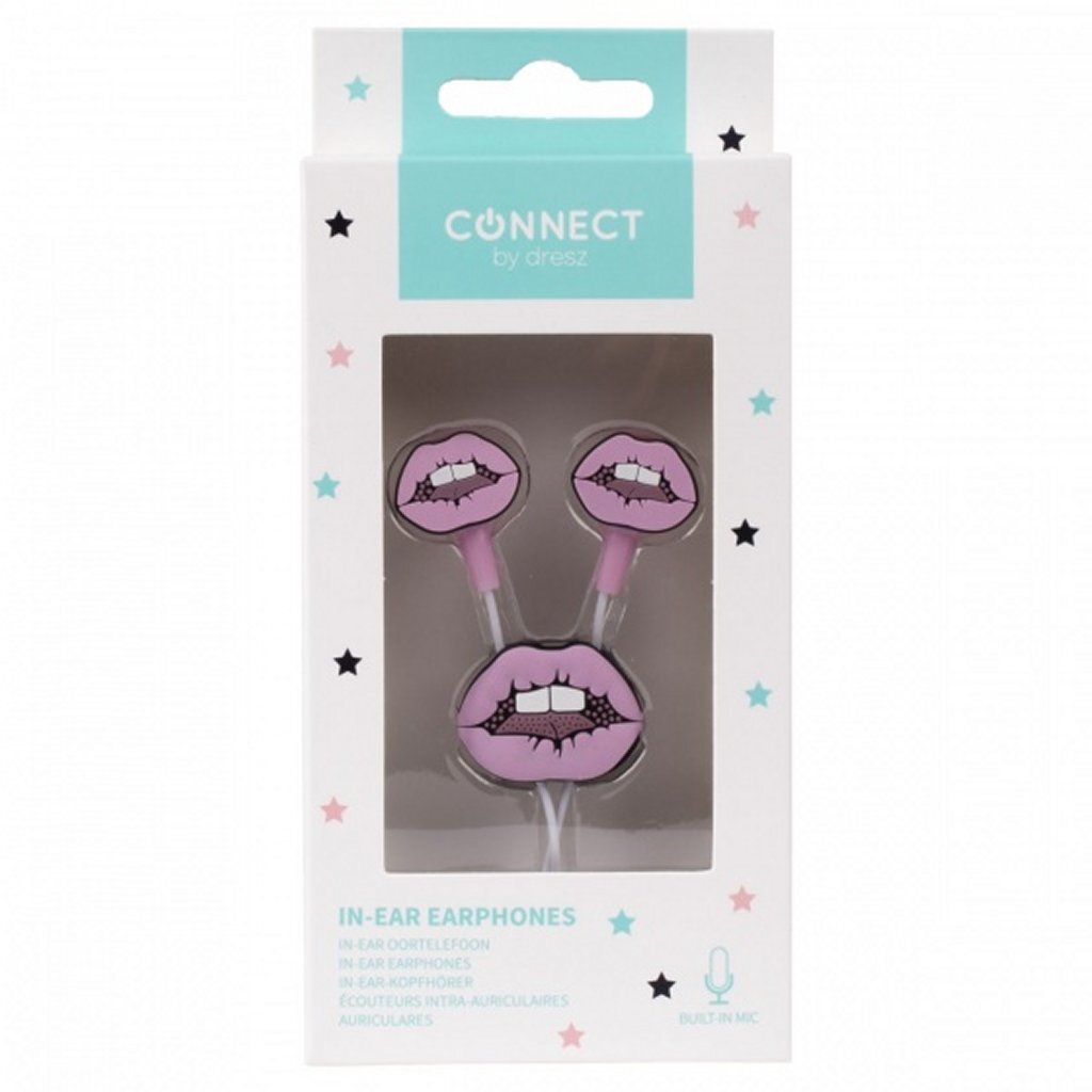 Kangaro k-58191005 Dresz In-Ear-Kopfhörer Lippen rosa