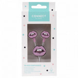 Kangaro k-58191005 Dresz In-Ear-Kopfhörer Lippen rosa