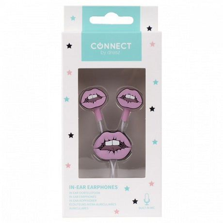 Kangaro k-58191005 Dresz In-Ear-Kopfhörer Lippen rosa
