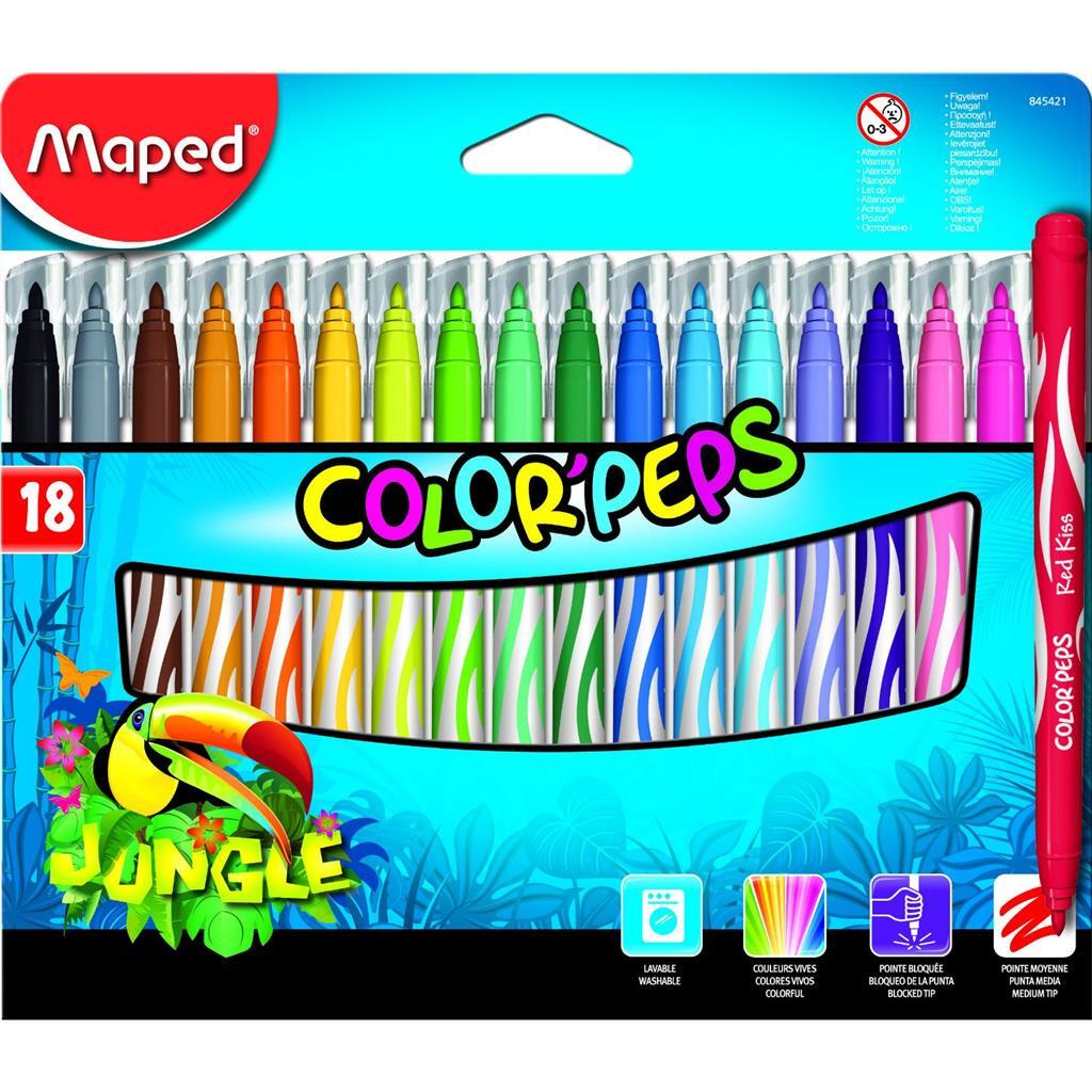 Maped Maped Blowart Pen + 18 Filzstifte