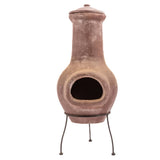 Rotfeuer Kamin Salamanca 36x36x85 cm Ton dunkelrot
