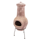 Rotfeuer Kamin Salamanca 36x36x85 cm Ton dunkelrot
