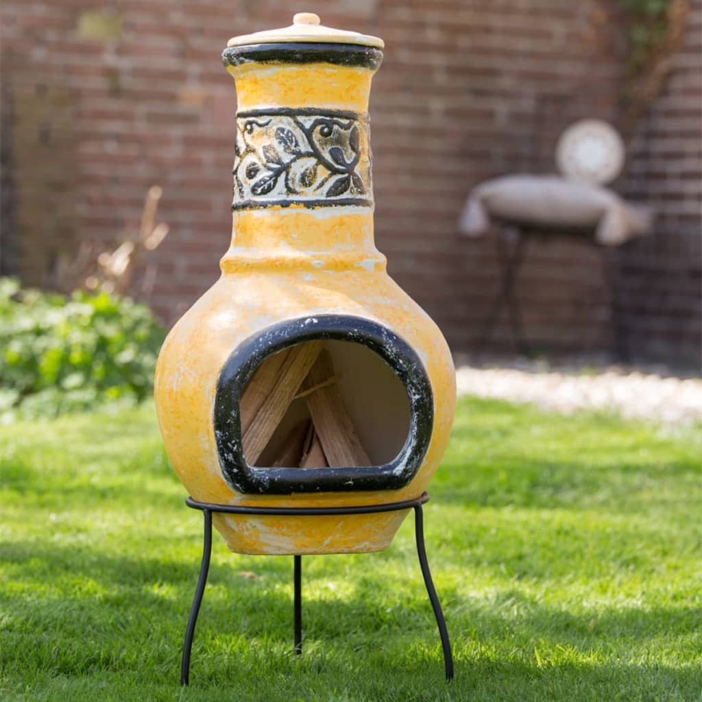 Rotfeuerkamin Soledad Clay Yellow Black 86035