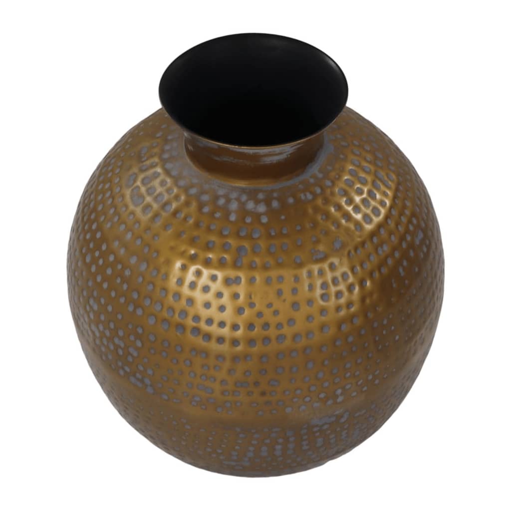 HSM Collection HSM Collection Vase Padua groß 40x45 cm Gold und Grau