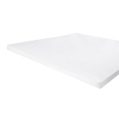Byrklund hoeslaken basics topper 140x200x10cm - wit