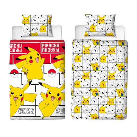 Bettbezug mit Pokémon-Pokemon-Pikachu-Symbol, 140 x 200 cm