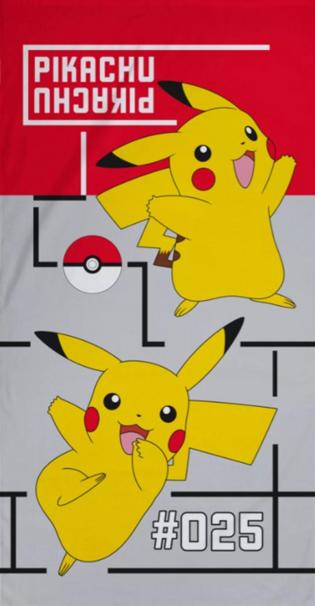 Pokémon Beach Handtuch Pokemon Pikachu, 70x140 cm