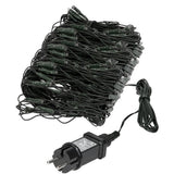 S.i.a. LED-Netzbeleuchtung 300x150 cm 320 LEDs warmweiß hellgrün
