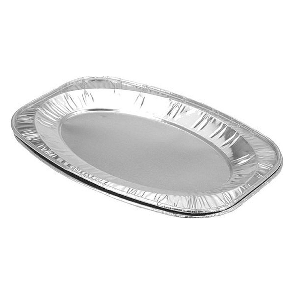 Excellent Houseware Houseware Servierschalen aus Aluminium, 42,5 x 28,5 cm, 2 Stück