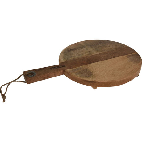 Excellent Houseware Schneidebrett Servierbrett Mangoholz ã˜28x42,5cm