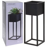 Hs Kollektion Blumenpot auf Standard 60 cm Metallschwarz