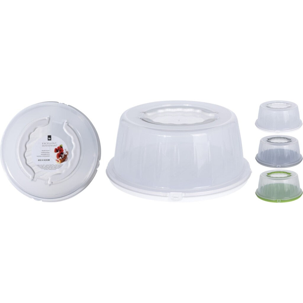 Excellent Houseware Tortenschachtel 33x15 cm sortiert