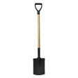 Pro garden schep met houten steel 115 cm zwart hout