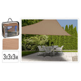 Prograrden Shade Tuch dreieckig 3x3x3m Sand -gelöscht
