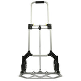 Proplus Faltbares Gepäcktrolley 70 kg Aluminium Silber Schwarz