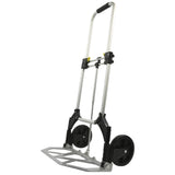Proplus Faltbares Gepäcktrolley 70 kg Aluminium Silber Schwarz