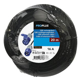 Proplus -Verlängerungskabel CEE 20 Meter 3x2,5 mm² Schwarzblau