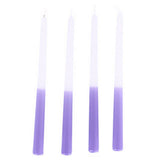 Andere Marken Dip Dye Kerzenwachs Flieder 30,5x2,2 cm 4 Stück
