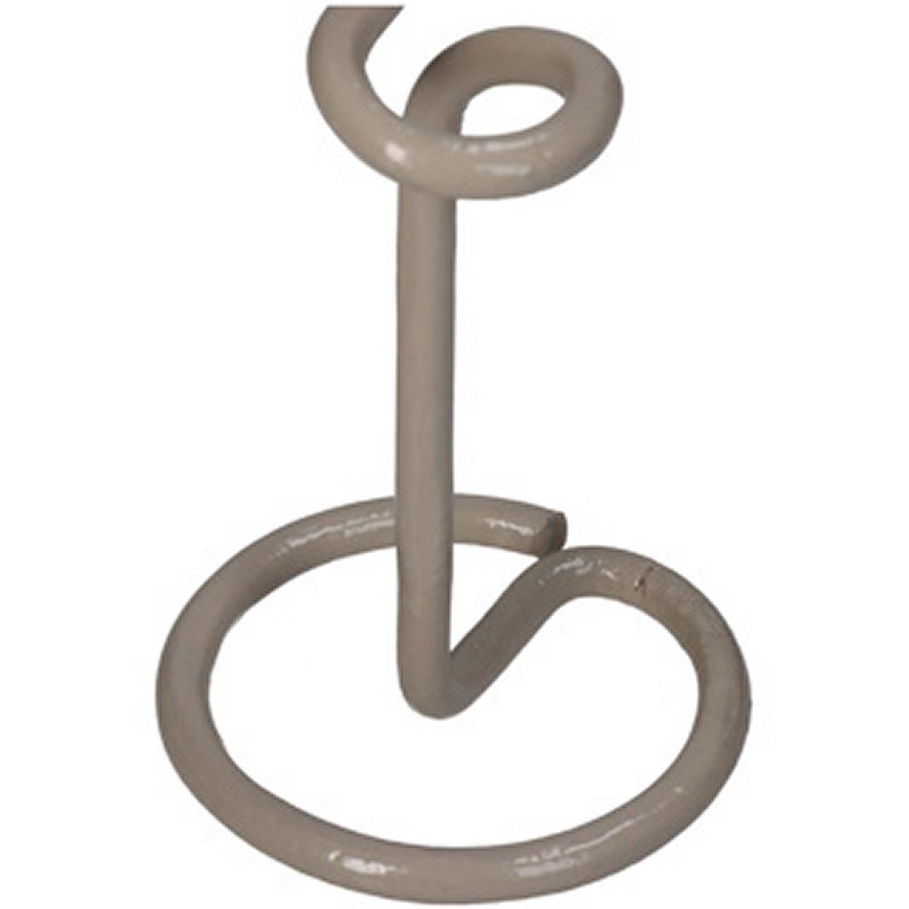 No brand Weihnachtskerzenhalter Metall beige 8x8x40 cm