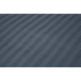 Ten Cate Baumwollsatin-Einzelbettbezug, gestreift, 140 x 200, 220 cm, dunkelblau