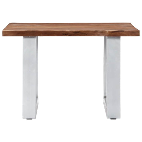 Vidaxl salontafel met natuurlijke randen 60x60x40 cm acaciahout