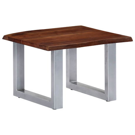 Vidaxl salontafel met natuurlijke randen 60x60x40 cm acaciahout
