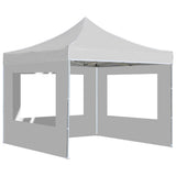 Vidaxl Partytent faltbar mit Wänden 3x3 M Aluminium Weiß