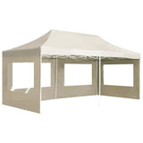 Vidaxl partytent inklapbaar met wanden 6x3 m aluminium crème