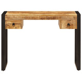 Vidaxl bureau met 2 lades 110x50x77 cm massief mangohout