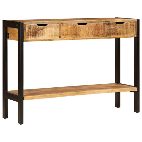 Vidaxl dressoir met 3 lades 110x35x75 cm massief mangohout