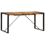 Vidaxl eettafel 160x80x75 cm massief gerecycled hout