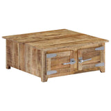 Vidaxl salontafel 70x70x30 cm massief mangohout