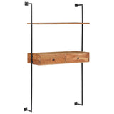 Vidaxl wandbureau 90x40x170 cm massief acaciahout