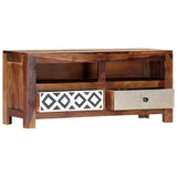 Vidaxl tv-meubel 90x30x40 cm massief acaciahout